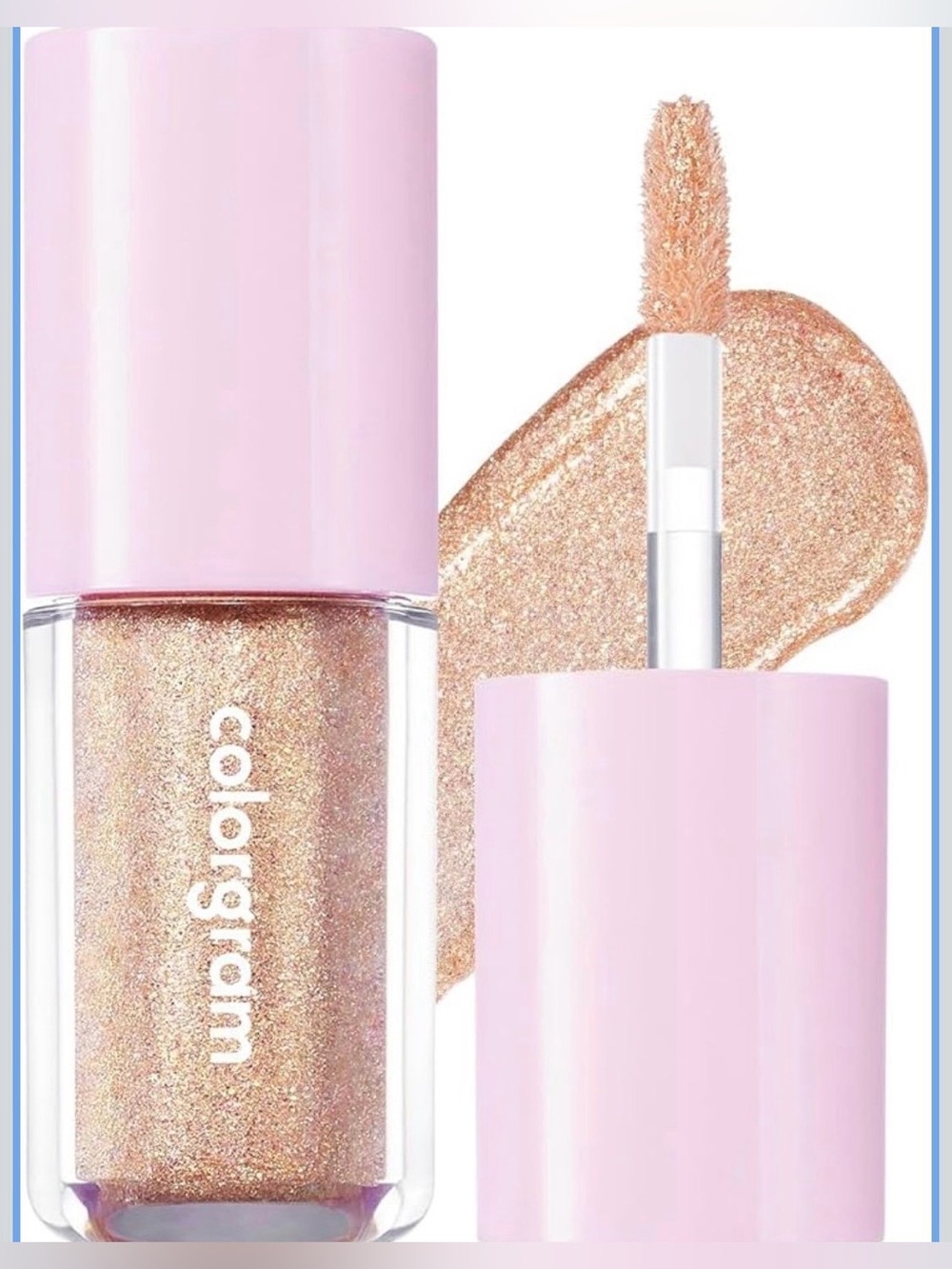 Colorsgram Shimmer Liquid Eyeshadow — Rose Gold